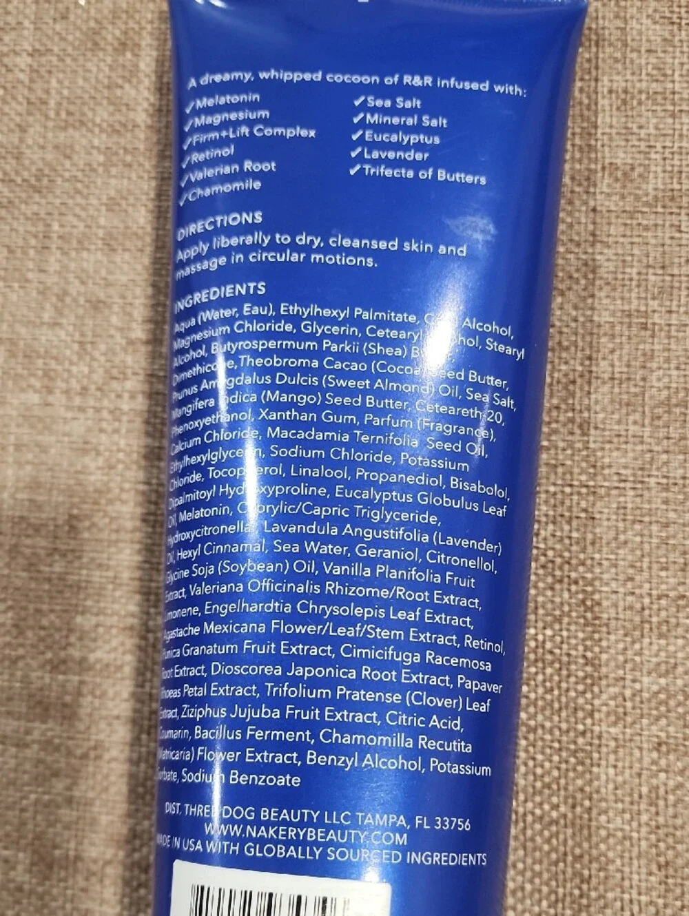 Nakery Beauty Relax + Repair Body Balm